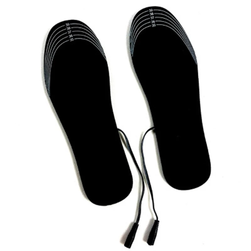 Стельки с подогревом, USB ноги, теплые носки, зимние уличные спортивные стельки для обуви с подогревом, Прямая поставка