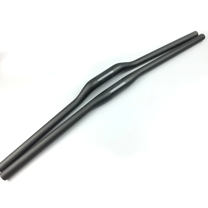 

full carbon fiber T800 3K handlebar rise/swallow shaped carbon bicycle handlebar MTB bike OEM ODM Logo parts 31.8x600-760mm