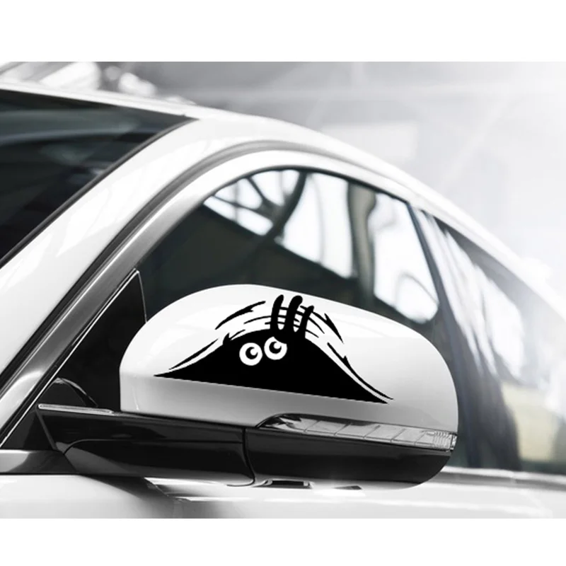 Забавный подглядывающий Монстр 3D большие глаза автомобильный Стикеры для Opel Astra