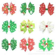 Европа и Америка Рождество-Ласточка Хвост лук детские заколки аксессуары для волос головной убор Рождество шпилька