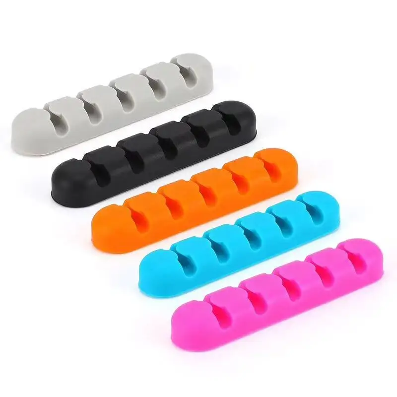 Egeedigi 5 кабель с зажимами Органайзер силиконовый usb-кабель Winder Настольный аккуратный кабель с зажимами держатель для мыши провод для наушников