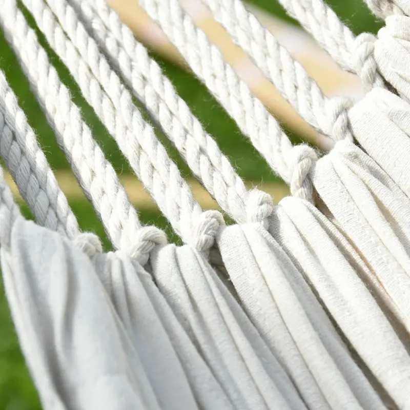 TOP!-Hammock, Canvas Rodless Hammock, Leisure Camping Canvas Hammock Outdoor Leisure Canvas Hammock