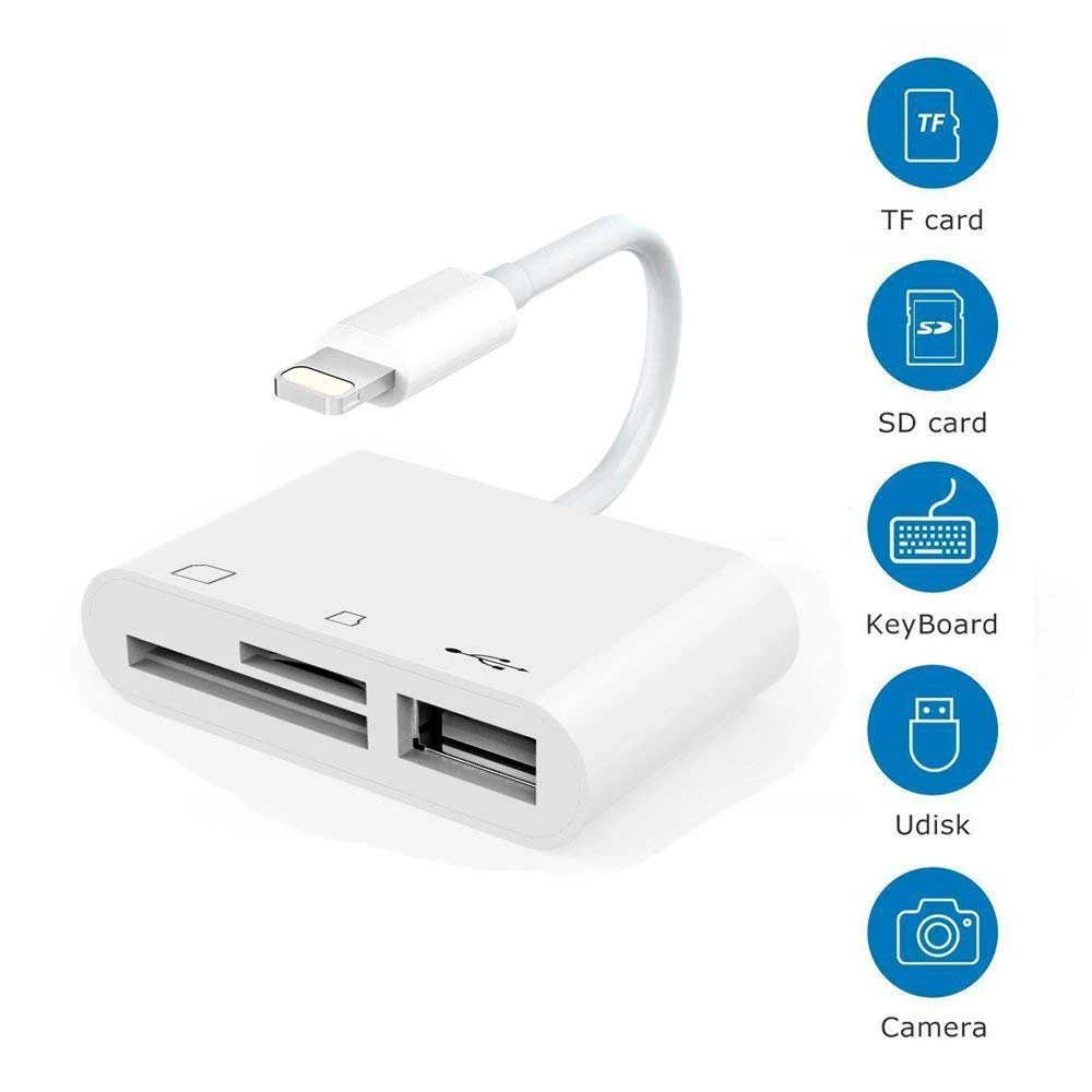 Excuty 3 в 1 USB камера соединительный Комплект SD кард-ридер для телефона и планшета