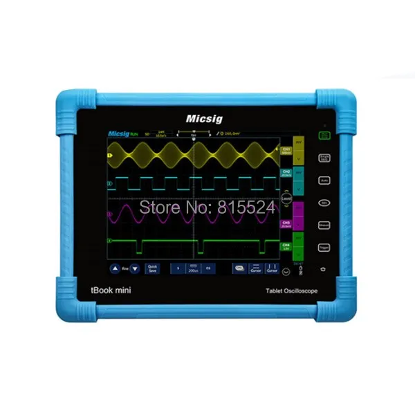 Цифровой планшетный осциллограф Micsig 2019 TO1152 150 МГц 2CH 1G Sa/s частота дискретизации в