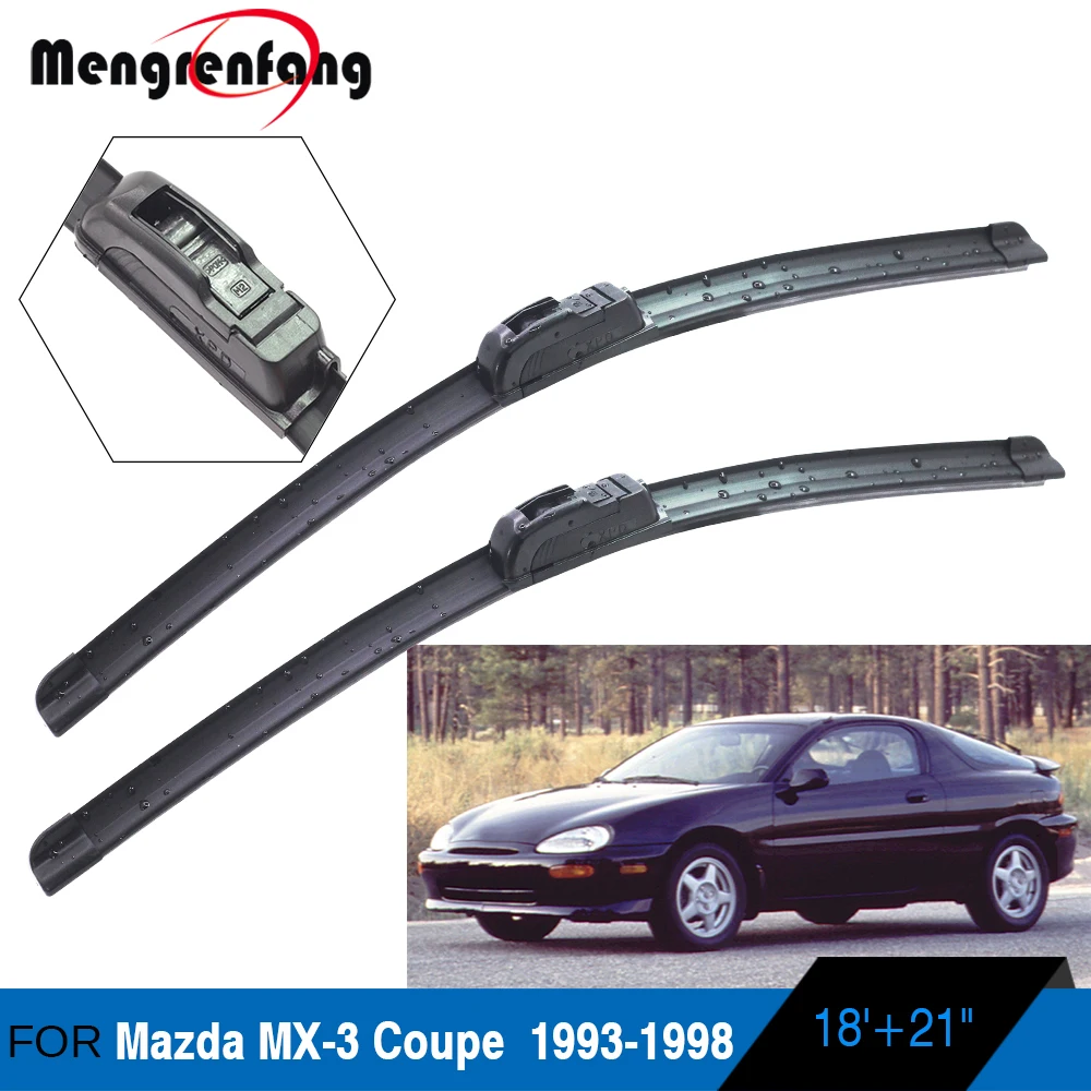 Для Mazda MX-3 Coupe Автомобильные щетки стеклоочистителя лобового стекла мягкие