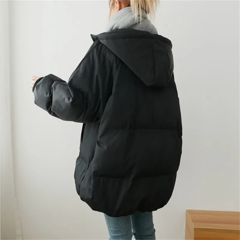 Супер большой Размер 4XL-7XL зимняя парка для женщин утолщенная теплая короткая куртка с капюшоном женские свободные пуховые хлопковые пальто плюс размер 150 кг G788