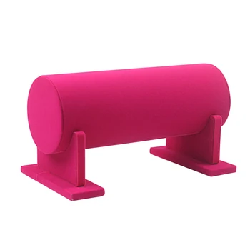 

Hoop Hair Clasp Velvet Cylinder Organizer Jewelry Packaging Headband Holder Shop Women Detachable Stand Display Home