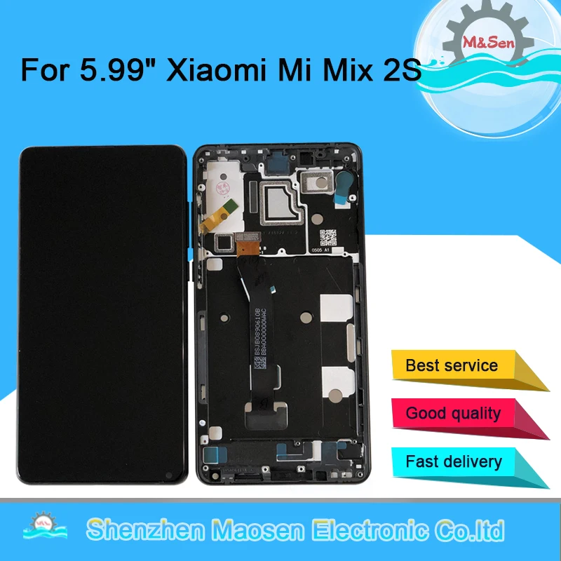 M& Sen для 5,9" Xiaomi mi x 2s mi x2s mi x 2s ЖК-экран+ сенсорная панель дигитайзер Рамка для Xiaomi mi Mix 2s