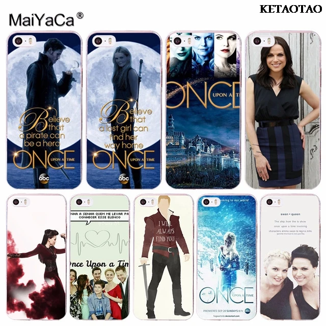 Чехлы для телефонов KETAOTAO Once Upon A Time TV iPhone SE 5C 5S 5 6 6S 7 8 Plus X XR XS MAX прозрачные мягкие
