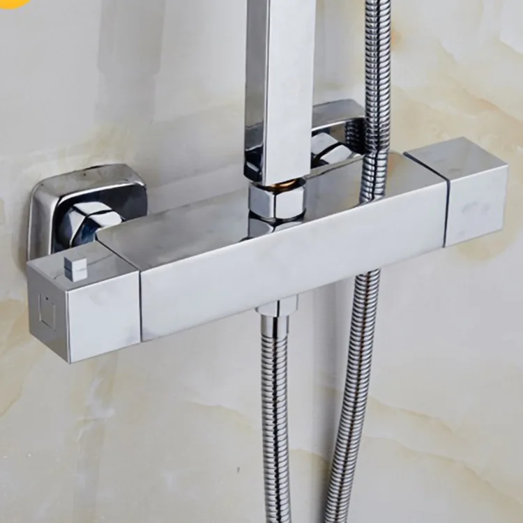 

Thermostatic Mixing Valve Bathroom Shower Faucet Set Thermostatic Control Shower Faucet Shower Mixer Tap