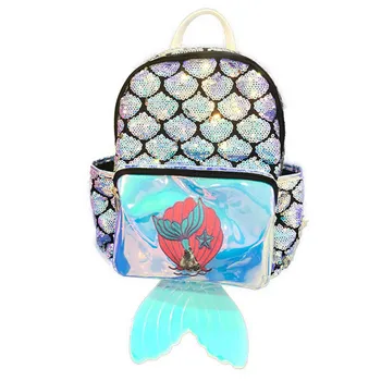 

Fashion Sequins Mermaid Backpack Girls Cute Gift Mini Travel Women Shoulder Knapsack Schoolbag For Teenager Student Book Bag