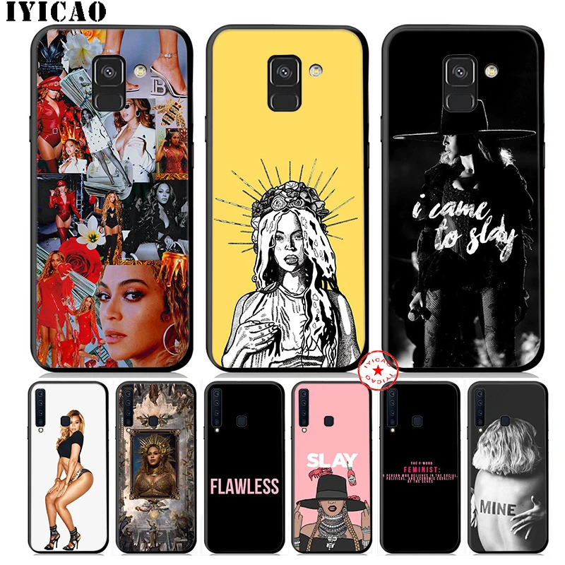 IYICAO Beyonce Soft Phone Case for Samsung Galaxy A9 A8 A7 J6 A6 Plus 2018 A5 A3 2016 2017 Silicone Cover |