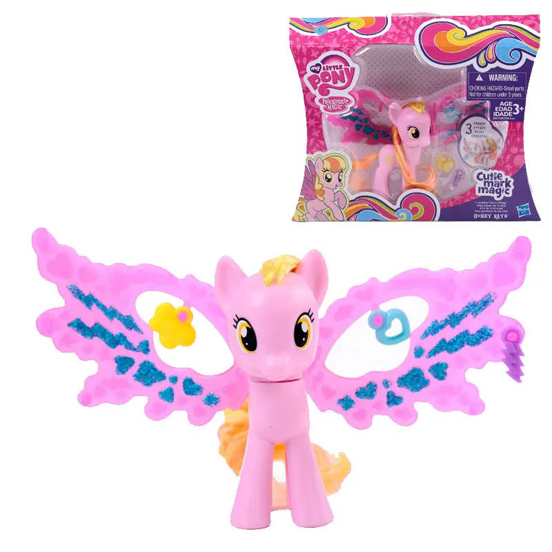 My Little Pony Friendship is Magic Cute Series Pony Dolls PVC Action Figure Girls Play House Gift Toy - Цвет: Honey RaysB0672