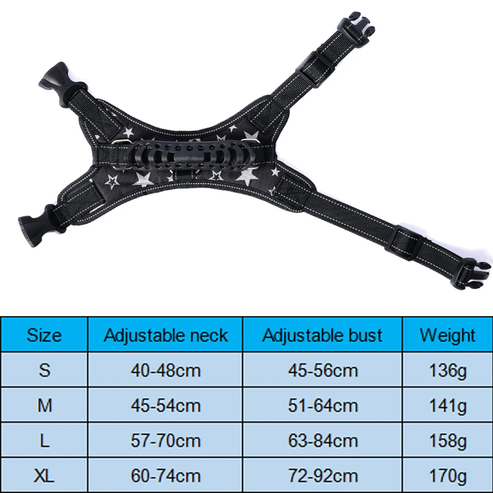 Шлейка для собак тяжелой хаски регулируемый Светоотражающий упряжь для собак большой средний большой для собак Нейлоновый мягкий дышащий жилет не тянет