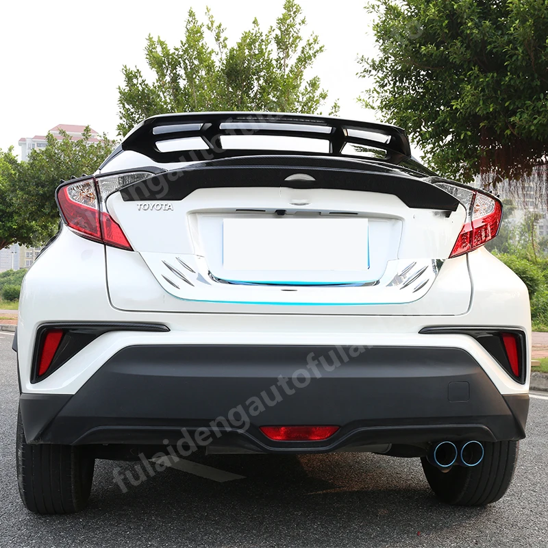 Для Toyota CHR C-HR- ABS хром багажник задний номерной знак рамка Крышка отделка автомобиля Стайлинг Аксессуары