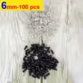 6mm-100pcs-Black-opp
