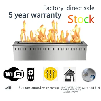 

Factory price 36 inch Smart Remote control bio ethanol electric fire place modern