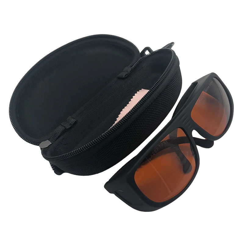 Gafas de seguridad láser, arbol, 190-550 y 800-1100nm, OD4 +, escudo, módulo TTL, azul