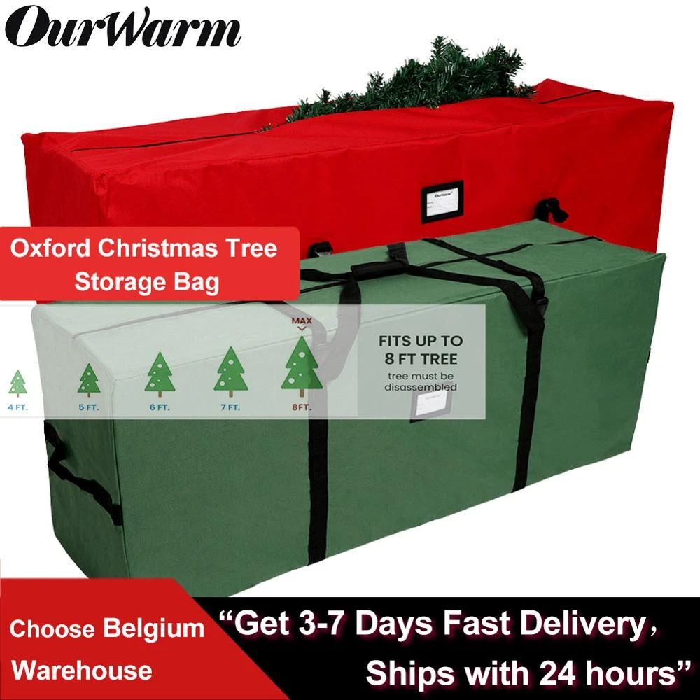 OurWarm Oxford Christmas Tree Storage Bag Outdoor Furniture Waterproof