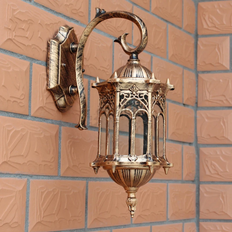 Popular Retro Outdoor Wall Light Favorable Europe Villa Sconce Lamp Waterproof Exterior Garden Doorway Lighting wall light outdoor porch light