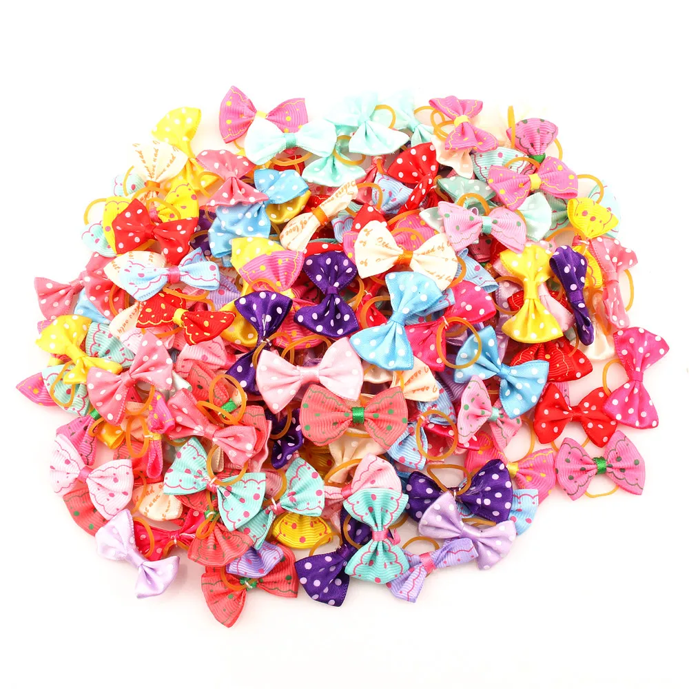 Bows-Hair Accessoire Grooming-Bows Dogs Clips Yorkshire Small Chien Pipifren for Pour