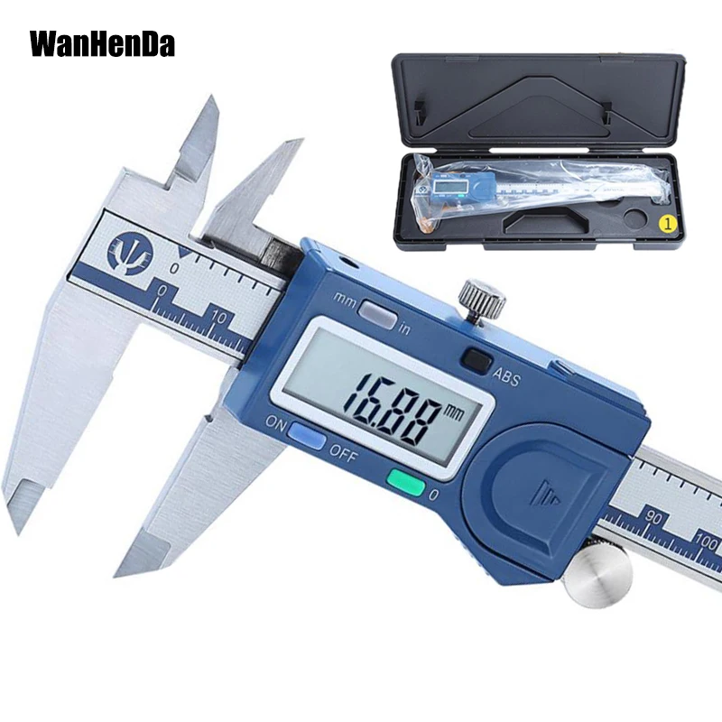 ABS Industrial precision digital caliper mesuring tool waterproof caliper 0-150mm/200mm/300mm Gauges caliper