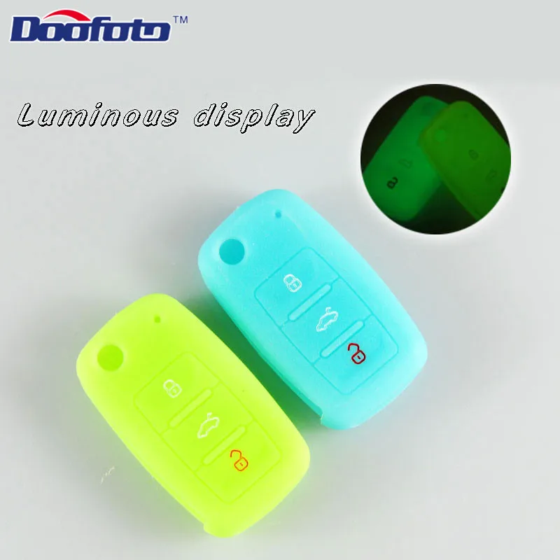 Key Case Cover Key Case Car Key Shell Silicone Car Key Cover Case Bag For Volkswagen VW Golf Bora Jetta Polo Passat Skoda Superb Octavia Fabia SEAT Ibiza Leon Shell