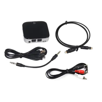 

Fiber Optic Coaxial Csr Adapter Plastic 2 In 1 Transmitter Receiver 4.1 Audio Transmitter Receiver 1 Set