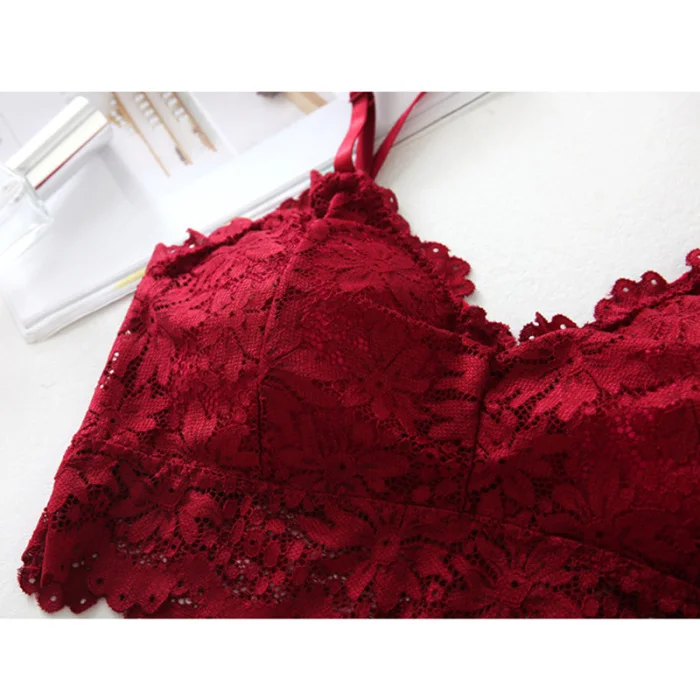 Sexy Lace Bralette Tube Tops Bandeau Summer Women Lace Bra Tanks Crop Tops B88 silk camisole