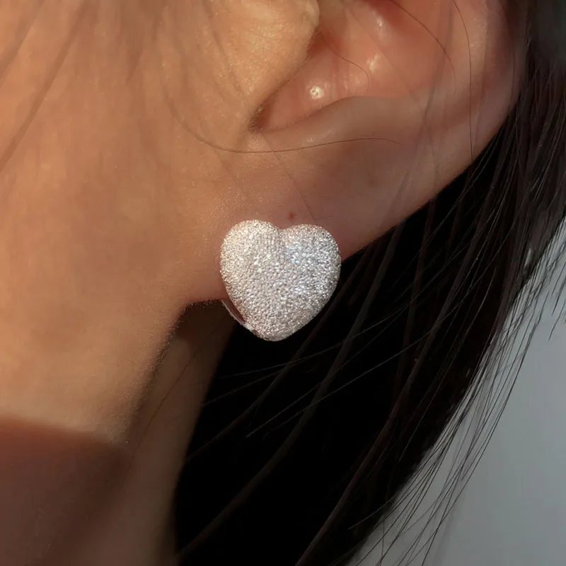 Женские серьги-гвоздики из серебра 925 пробы с защитой от аллергии | Украшения и