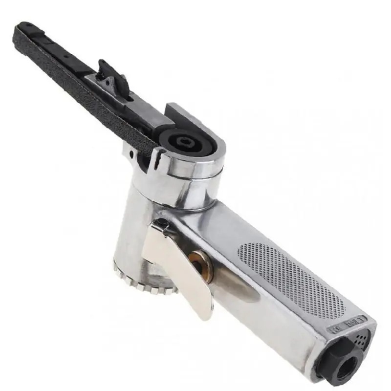 3/8" Air Belt Sander Set Angle Grinder Grinding Machine High Efficiency Polish Trimming Surface Pneumatic Tool Wood Glass Fiber