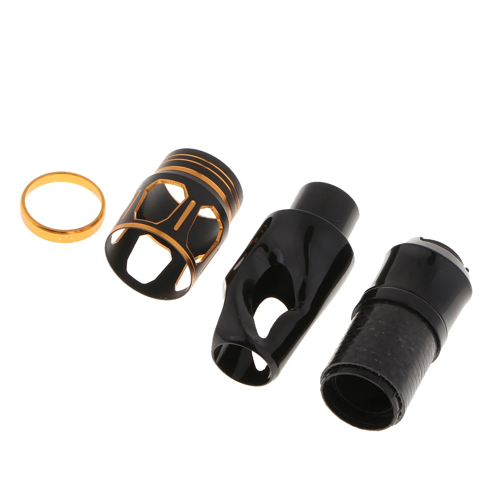Lightweight Spinning Rod Reel Seat Locking Nut Insert Trim Ring DIY Fishing Rod Building Components