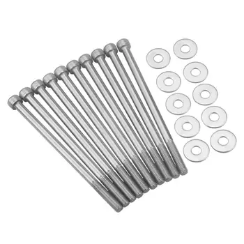 

LSX Screw Intake Manifold Bolt and Gasket Kit Multi-function Corrosion Resistance for LS1 LS2 LS3 LS6 LS7 Chevy V8 Engine