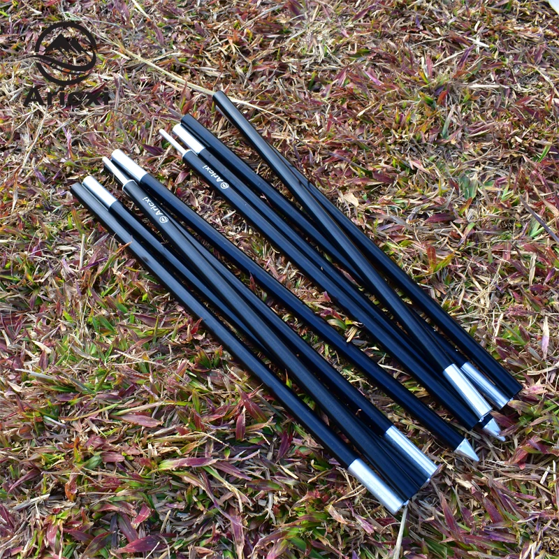 Aricxi 2 pack High Quality Outdoor Ultralight 7075 Aluminium Alloy Sun Shelter Support Rod Pole tarp poles
