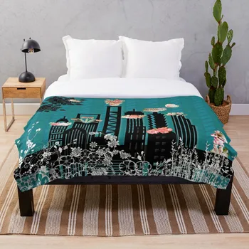 

Collage Vintage Throw Blanket Soft Sherpa Blanket Bed Sheet Single Knee Blanket Office Nap Blanket