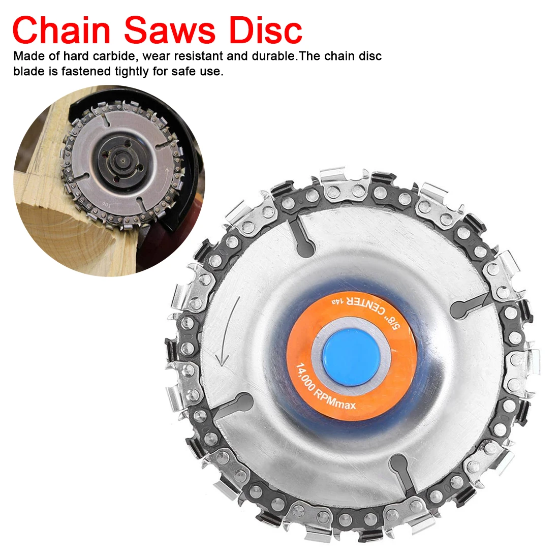 Tool Parts 4 Inch Grinder Disc and Chain 22 Tooth Fine Cut Chain Set For 100/115 Angle Grinder Tool Parts 4 Inch Grinder Disc and Chain 22 Tooth Fine Cut Chain Set For 100/115 Angle Grinder