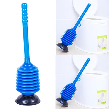 

1pc Toilet Plunger Pipeline Dredger Sewer Toilet Vacuum Sucker Drain Cleaner Toilet Pump Cleaner Bathroom Supply