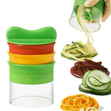 1pcs Vegetable Cutter Creative Combination Kitchen Multi-function Wire Cutter Spiral Wire Cutter Rotating Shredder Grater