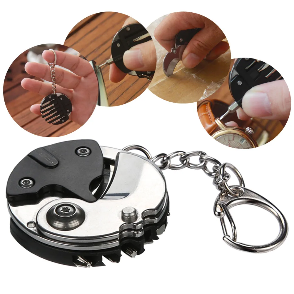 Foldable Slit Screw Cutter Folding Screwdriver EDC Multi Function Gadget Watch Eyeglasses Frame Maintenance Mini Coin Round|Screwdriver| - AliExpress