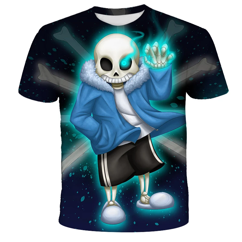 Camiseta 3D para y niñas, Tops de Undertale, dibujos animados para niños, 2021 4T 14T|Camisetas| - AliExpress