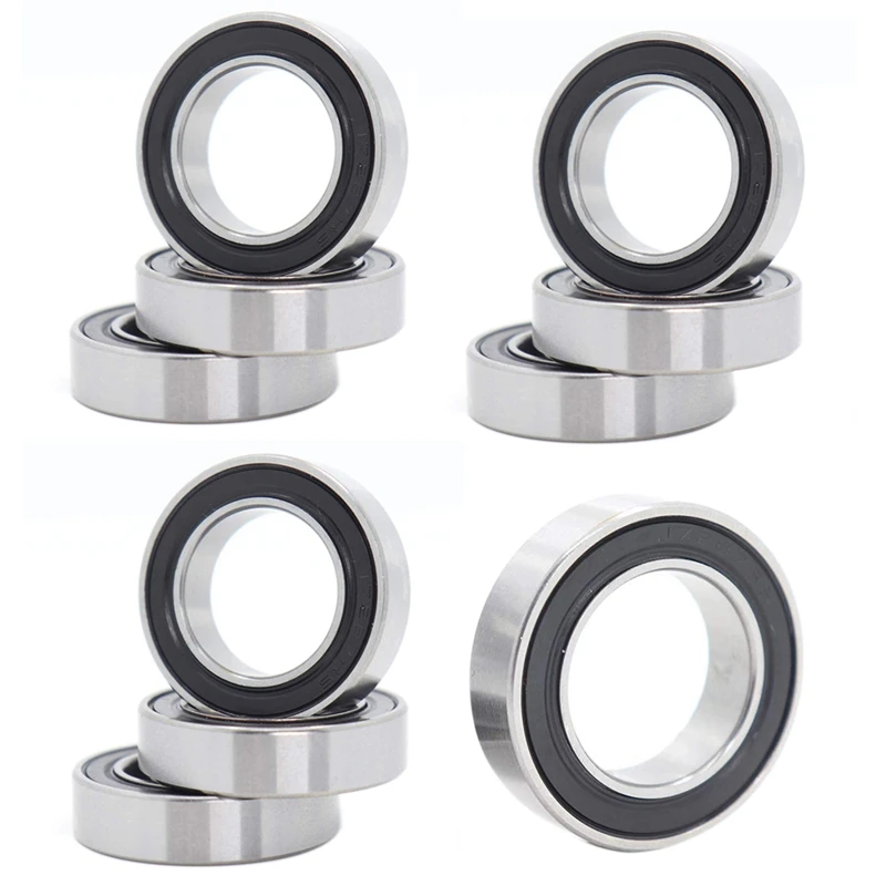 

10Pcs 17287-2RS 17287RS Ball Bearing 17X28X7mm Bike Wheels Bottom Bracket Repair Bearing