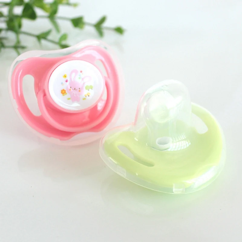 1 Pc Food Grade Silicone Baby Pacifiers Soother Infant Dummy Nipple Teat Toddler Silicone Soothers Newborn Pacifier