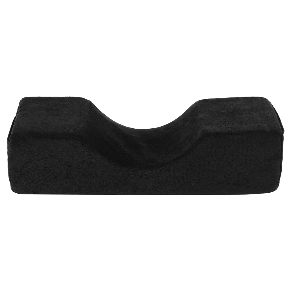 Удлиненная подушка для ресниц подушка из пены памяти наращивание ресниц подушка для шеи кривая для использования дома и в салоне подголовник поддержка шеи - Цвет: Светло-серый