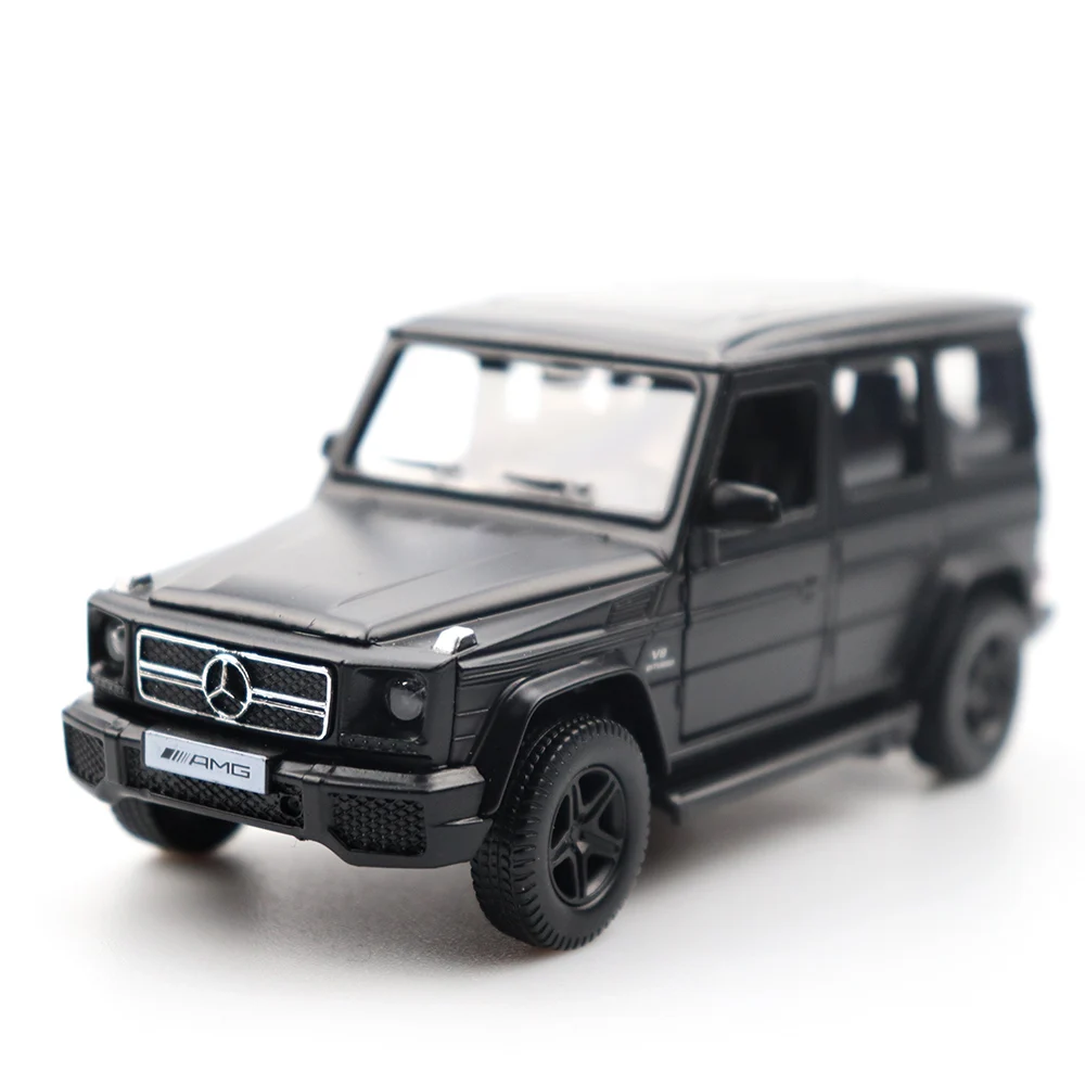 

1/32 Doors-open BENZ G350 G500 G63 Car Black High Simulation Alloy Diecast Car Model Pull Back Collection For Gifts