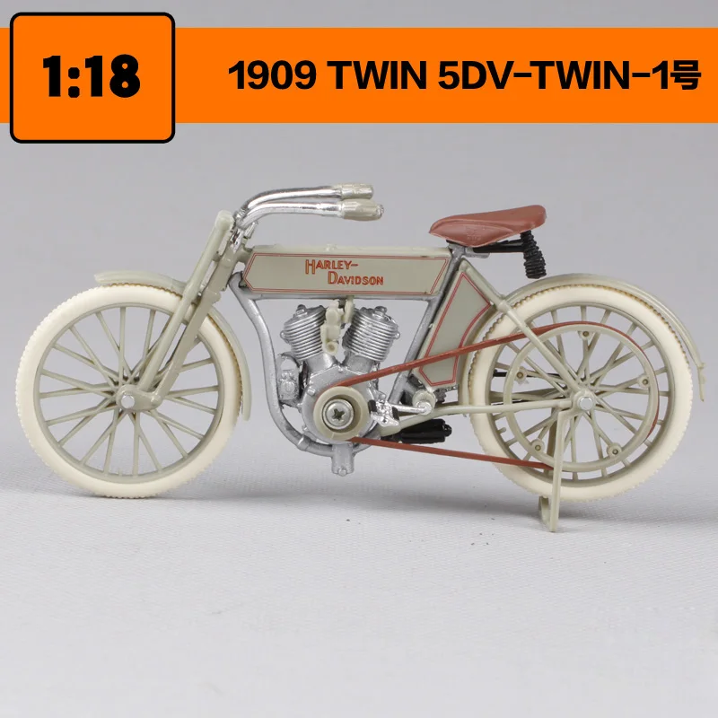 Maisto 1:18 Harley Davidson 1909TWIN 5DV-TWIN мотоцикл металлическая модель игрушки для детей