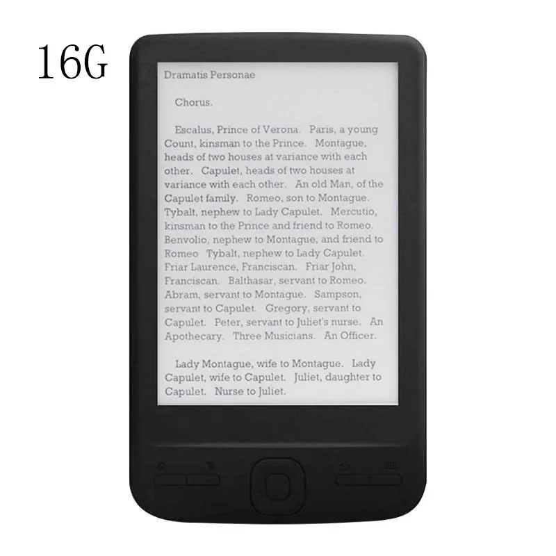 16G Portable Mini E-Book Reader 4.3 Inch E-Ink Screen E-Reader Front Light Memory Award Souvenir Electronic Paper Book - Цвет: 16G