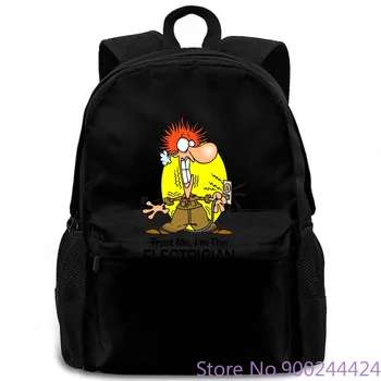 

MENS COOL NOVELTY ELECTRICIAN SPARKY NEW JOB JOKE S PRESENTS s Unique women men backpack laptop travel school adult