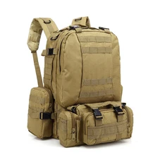 

50L Military Tactical Backpack 4 in 1 Men's/Woman's Outdoor Sport Hiking Climbing Rucksacks Army Military Backpack Camping Bags