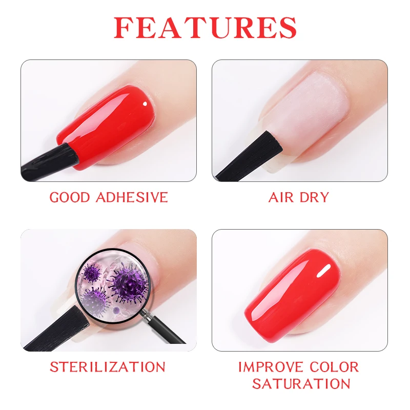 Nail Prep Dehydrator Acid Free Fit Nail-Primer Bonder for Acrylic Nails 15ml