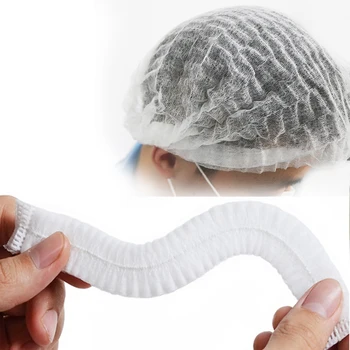 

Permanent Makeup Disposable Hair Net Universal Sterile Hat Nonwovens Eyebrow Tattooing 100pcs For Eyebrow Tattooing Bath Cap